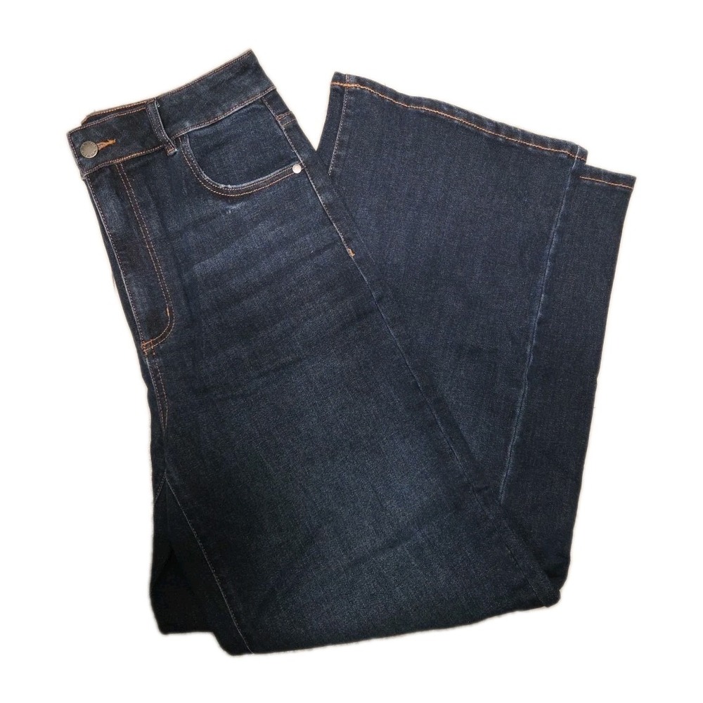 Well Worn Women's Wide Leg‎ Pants 8/29 Dark Wash